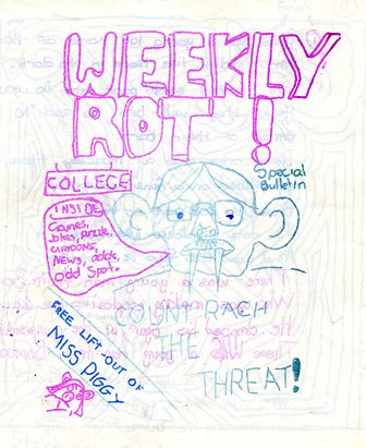 'Weekly Rot' Cover, 1978.